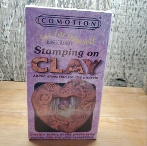 Comotion Stamping On Clay VHS Brand New Factory Sealed  Vintage 📼
